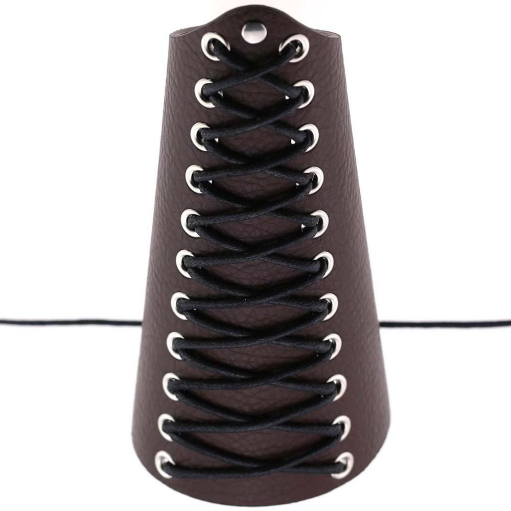 Punk Lace Up Pu Leather Bracelet / Wide Wrist Strap / Arm Bangles Bracelets
