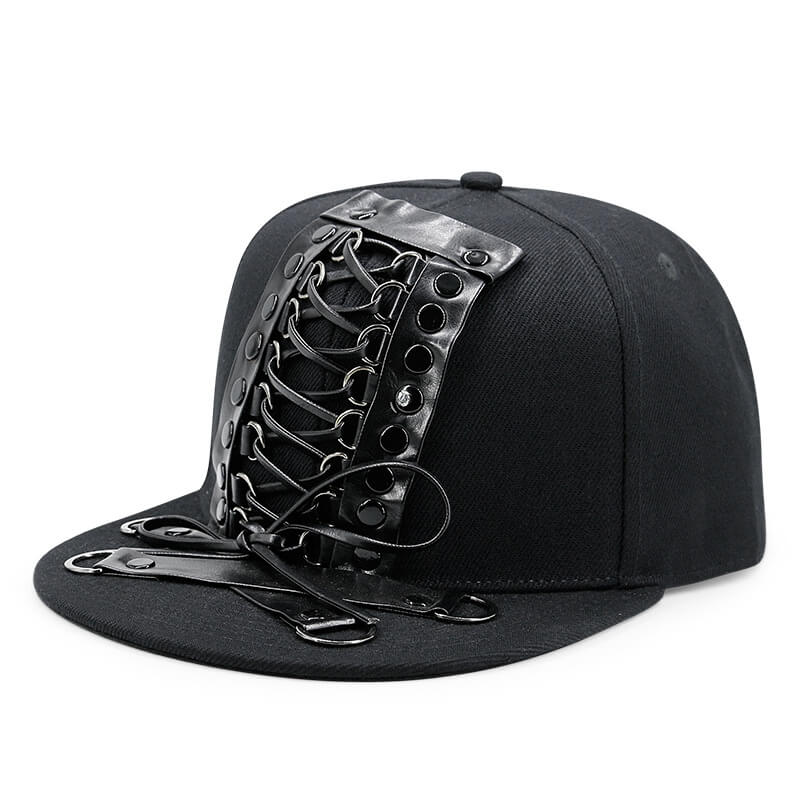 Punk Bullet Design Studded Baseball Cap