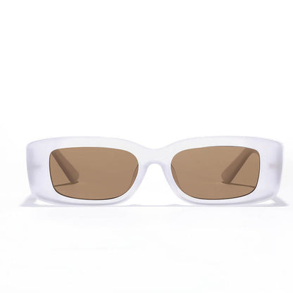 Retro Modern Square Small Frame Pc Sunglasses