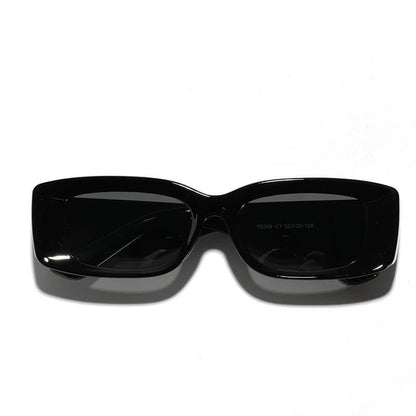Retro Modern Square Small Frame Pc Sunglasses