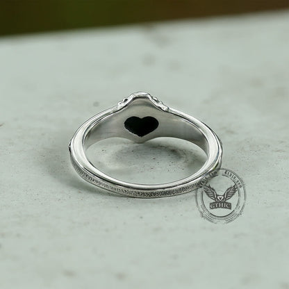 Retro Sacred Heart of Jesus Stainless Steel Ring