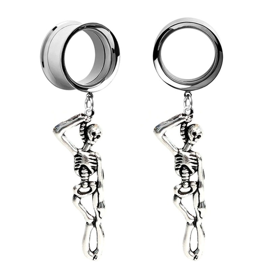 Rock Style Stainless Steel Skulls Tunnels / Skeletons Jewellery