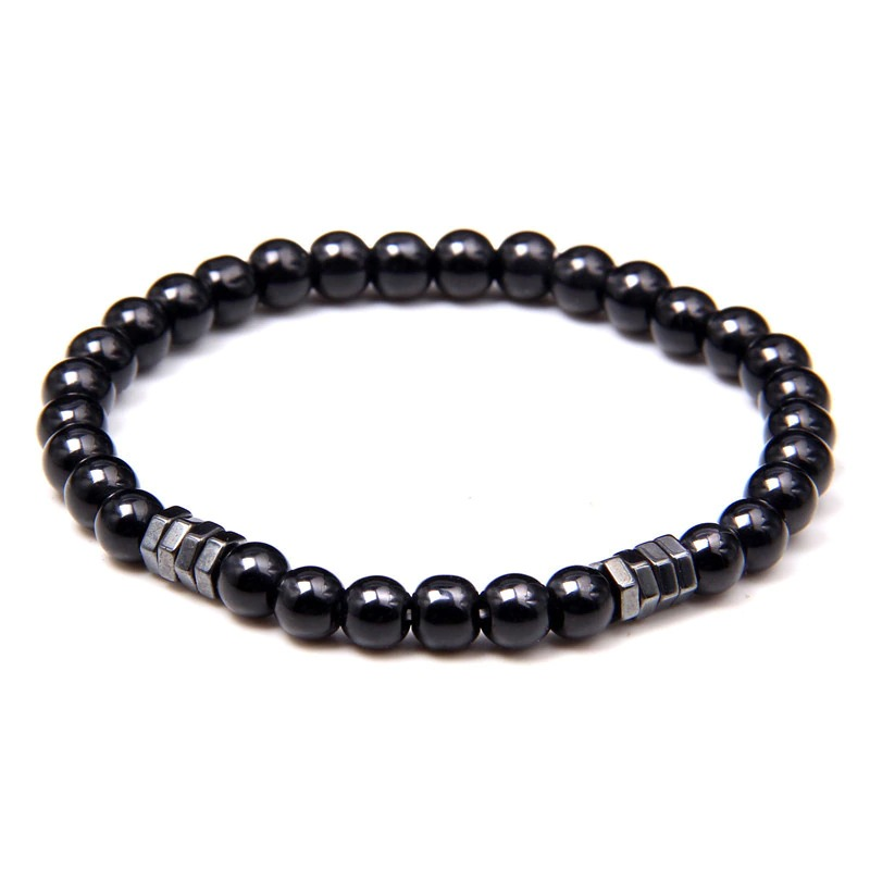 Set Bracelets Natural Stone Beads and Wood / Pulseras Bracelets