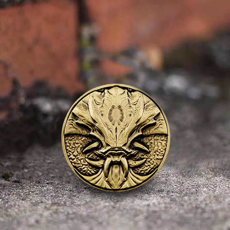 Seven Deadly Sins of Pride Zinc Alloy Hobo Nickel Coin Pendant