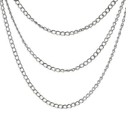 Side Chain for the Pants in Gothic Style / Pentagram Keychains for and