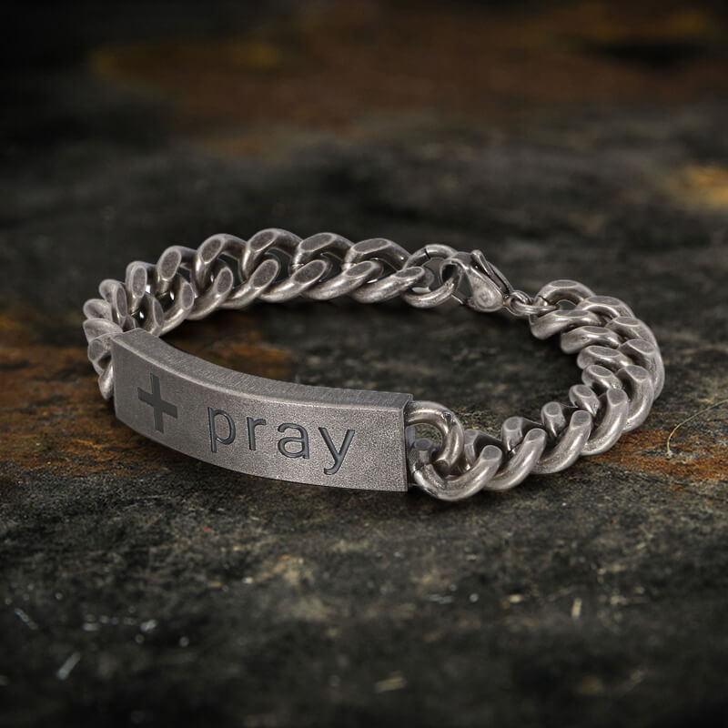 Simple Cross Prayer Bracelet