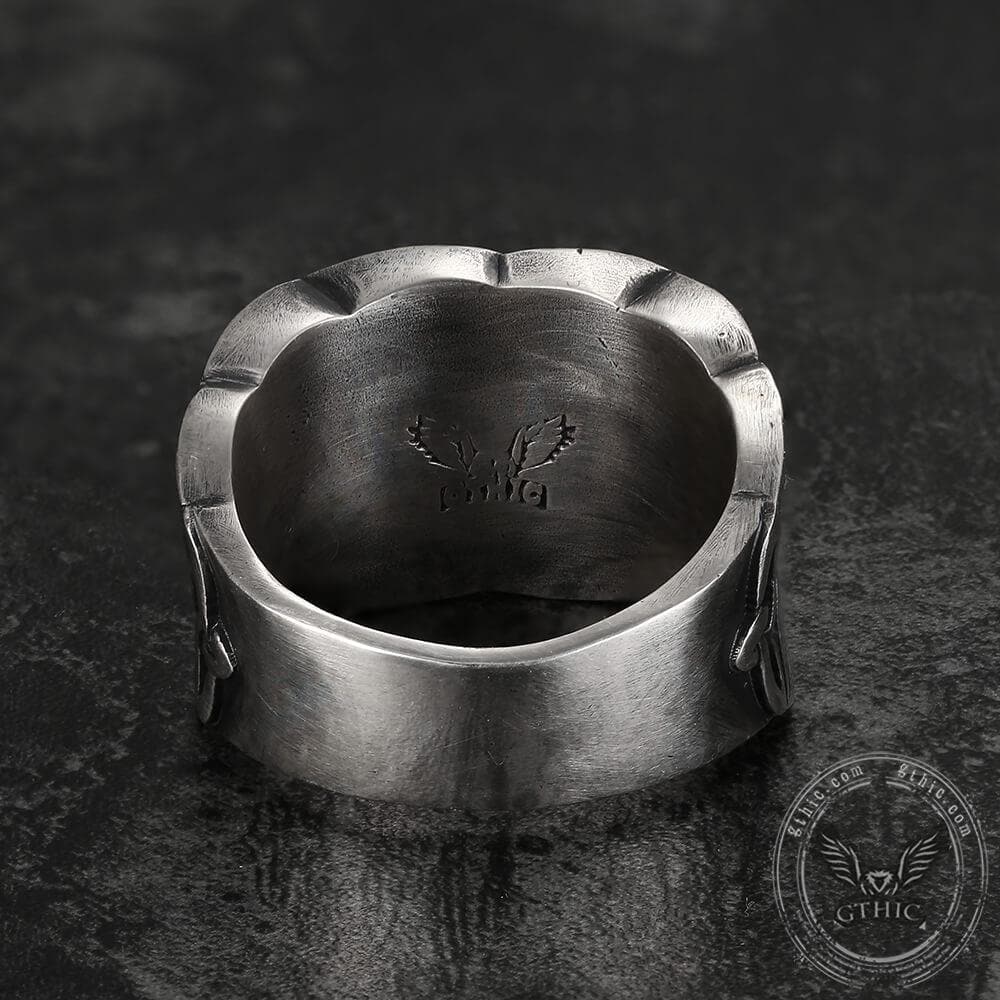 Simple Knot Sterling Silver Viking Ring
