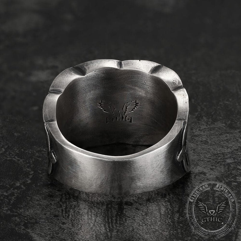 Simple Knot Sterling Silver Viking Ring