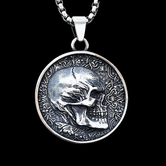 Skull Coin Pendant