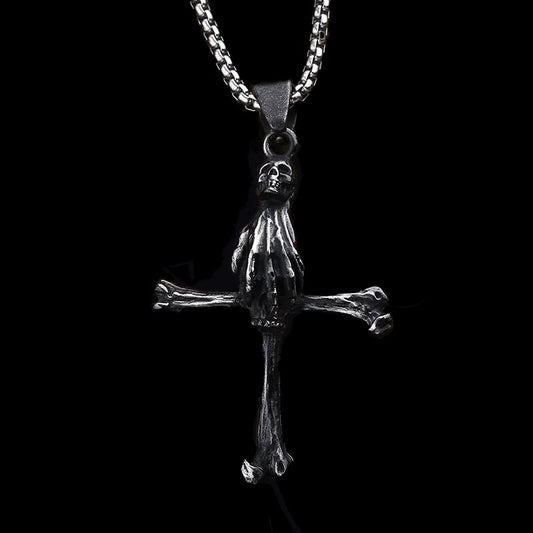 Skull Crossbone of Death Pendant