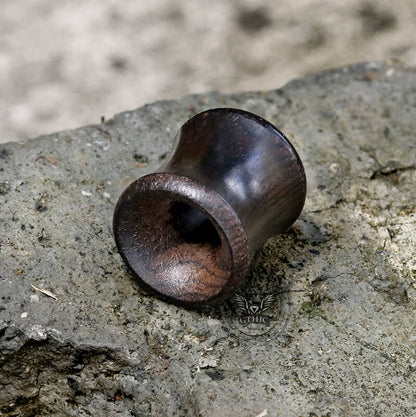 Skull and Star Wood Alloy Ear Gauges