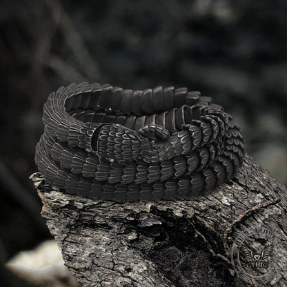 Snake Scale Stainless Steel Necklace