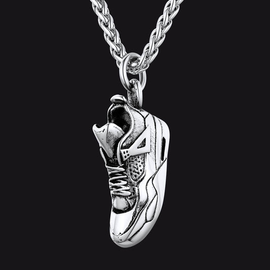 Sport Shoe Sneaker Necklace Pendant for