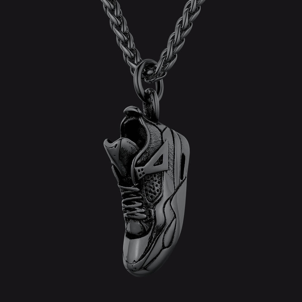 Sport Shoe Sneaker Necklace Pendant for