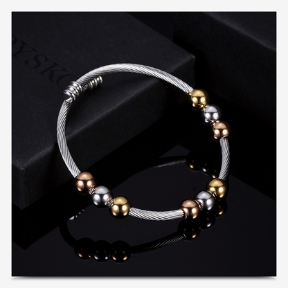 Stainless Steel Bracelet in Gold and Silver Colour / Bracelet in Original Style