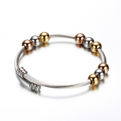 Stainless Steel Bracelet in Gold and Silver Colour / Bracelet in Original Style