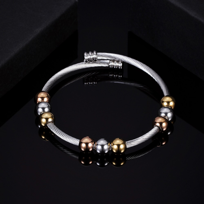 Stainless Steel Bracelet in Gold and Silver Colour / Bracelet in Original Style