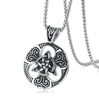 Stainless Steel Celtic Knot Pendant for and / Religious Cross Shield Pendant