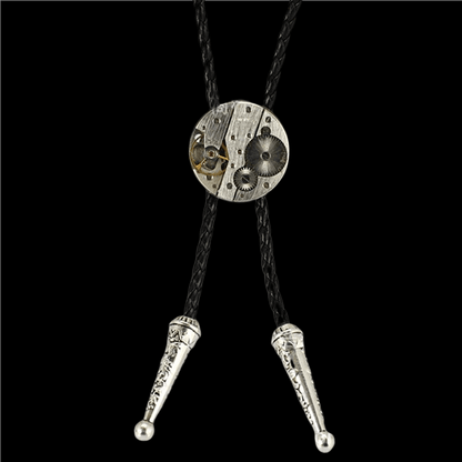 Steampunk Gear Design Brass Bolo Tie