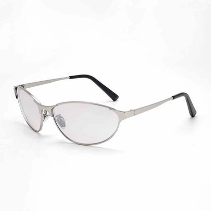 Street Y2k Metal Frame Cat-eye Retro Sunglasses
