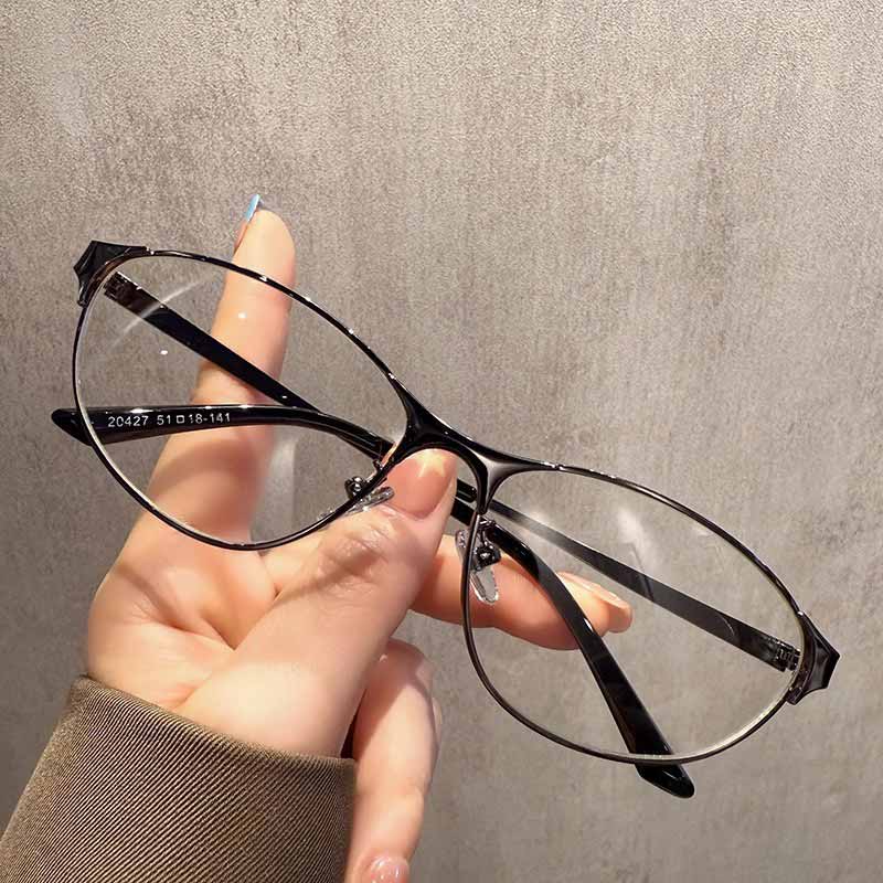 Street Y2k Metal Frame Cat-eye Retro Sunglasses