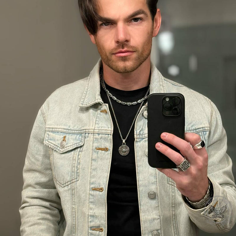 The North Star Stainless Steel Pendant