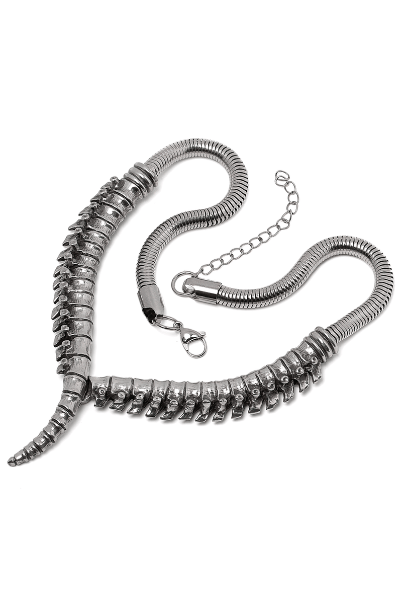Thoracic Vertebrae-inspired Spine Collar Necklace