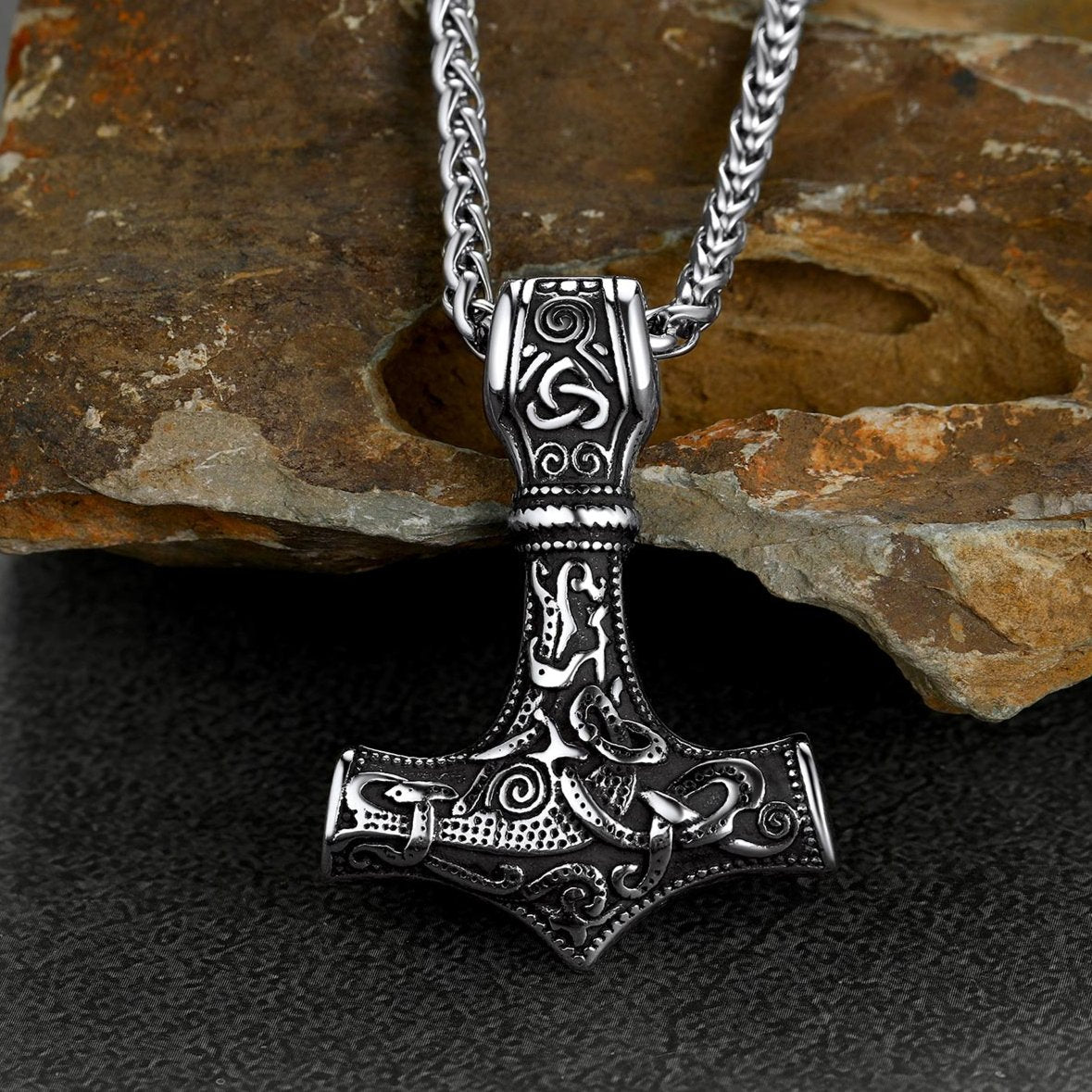 Poseidon Trident Necklace Ancient Greek Mythology Pendant