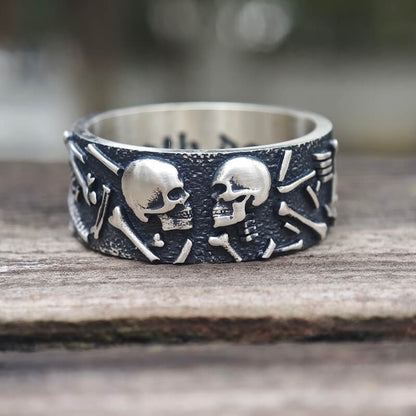 Till Death Do Us Part Sterling Silver Couple Ring