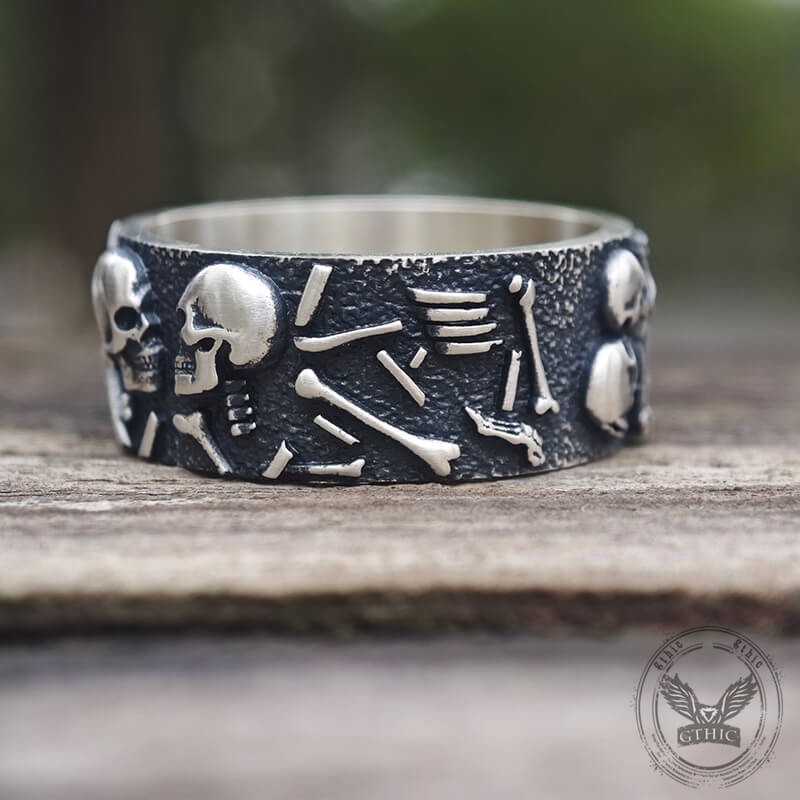 Till Death Do Us Part Sterling Silver Couple Ring