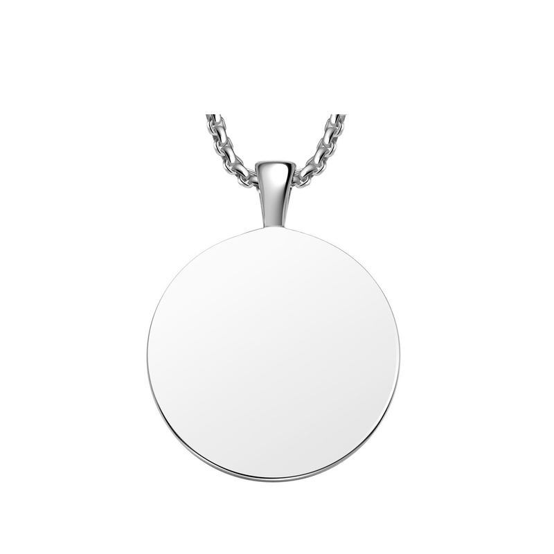 Titanium Stainless Steel Zodiac Signs Amulet / Punk Style Pendant Necklace