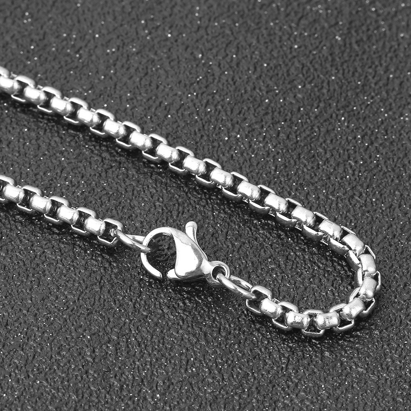 Titanium Stainless Steel Zodiac Signs Amulet / Punk Style Pendant Necklace