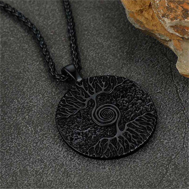 Viking Tree of Life Pendant Necklace for