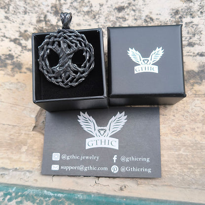 Tree of Life Yggdrasil Stainless Steel Viking Pendant
