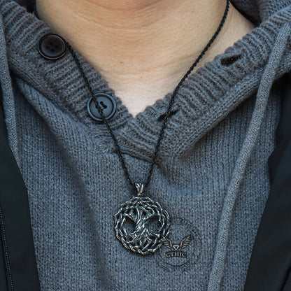 Tree of Life Yggdrasil Stainless Steel Viking Pendant