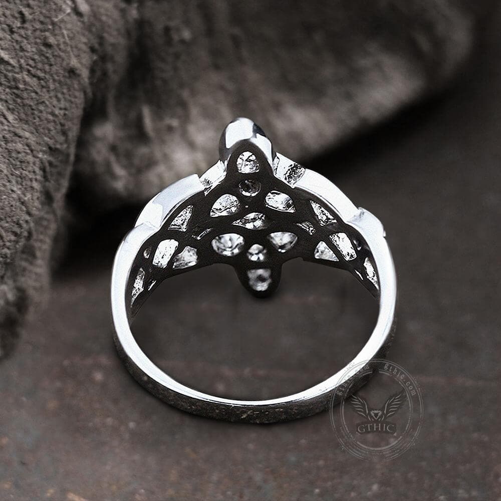 Triquetra Irish Celtics Stainless Steel Viking Ring