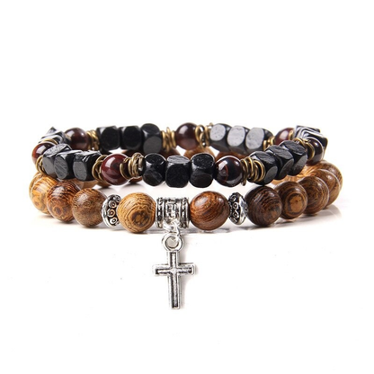 Natural Stone Bangle / Bracelet of Beads for and
