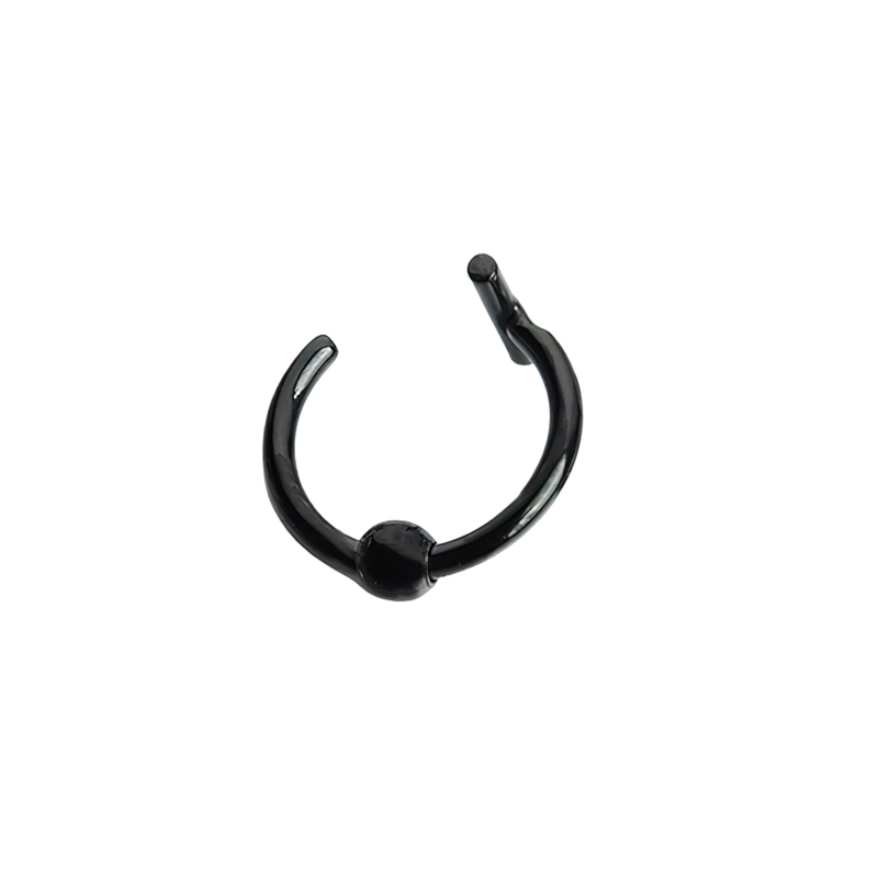 Stainless Steel Jewelry / Cool Steel Piercing / Rock Style Faux Body Piercing