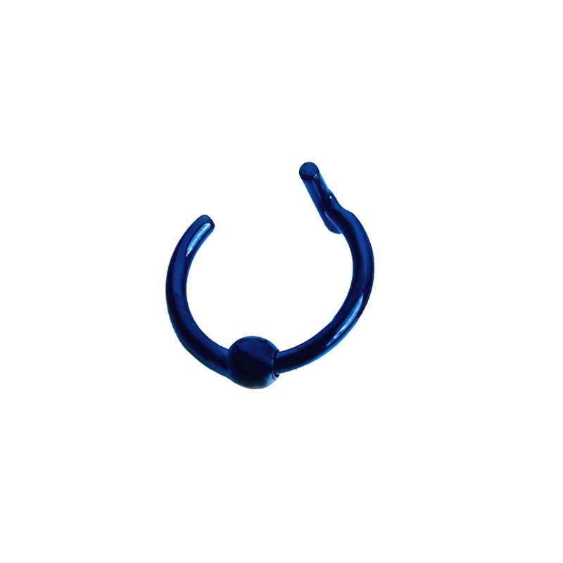 Stainless Steel Jewelry / Cool Steel Piercing / Rock Style Faux Body Piercing