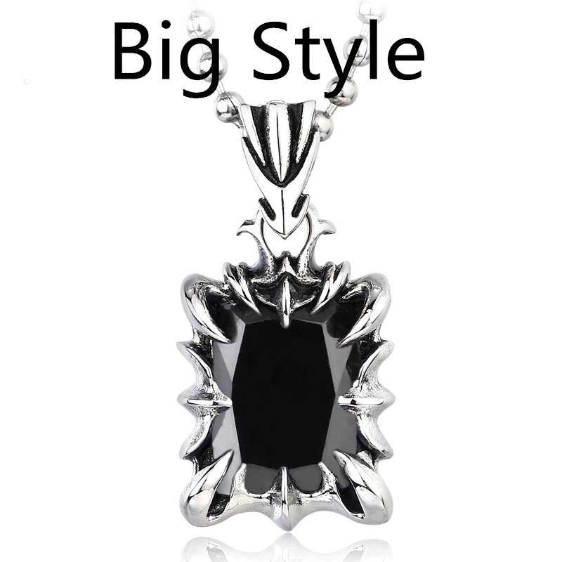 Stainless Steel Pendant With Stone / Accessories / Gothic Style
