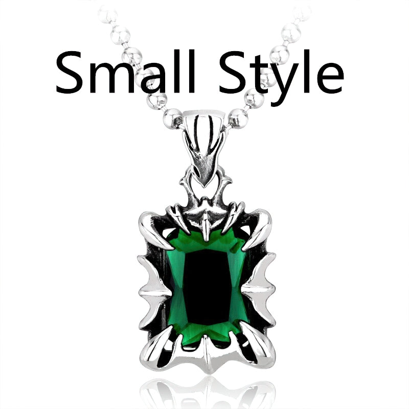 Stainless Steel Pendant With Stone / Accessories / Gothic Style