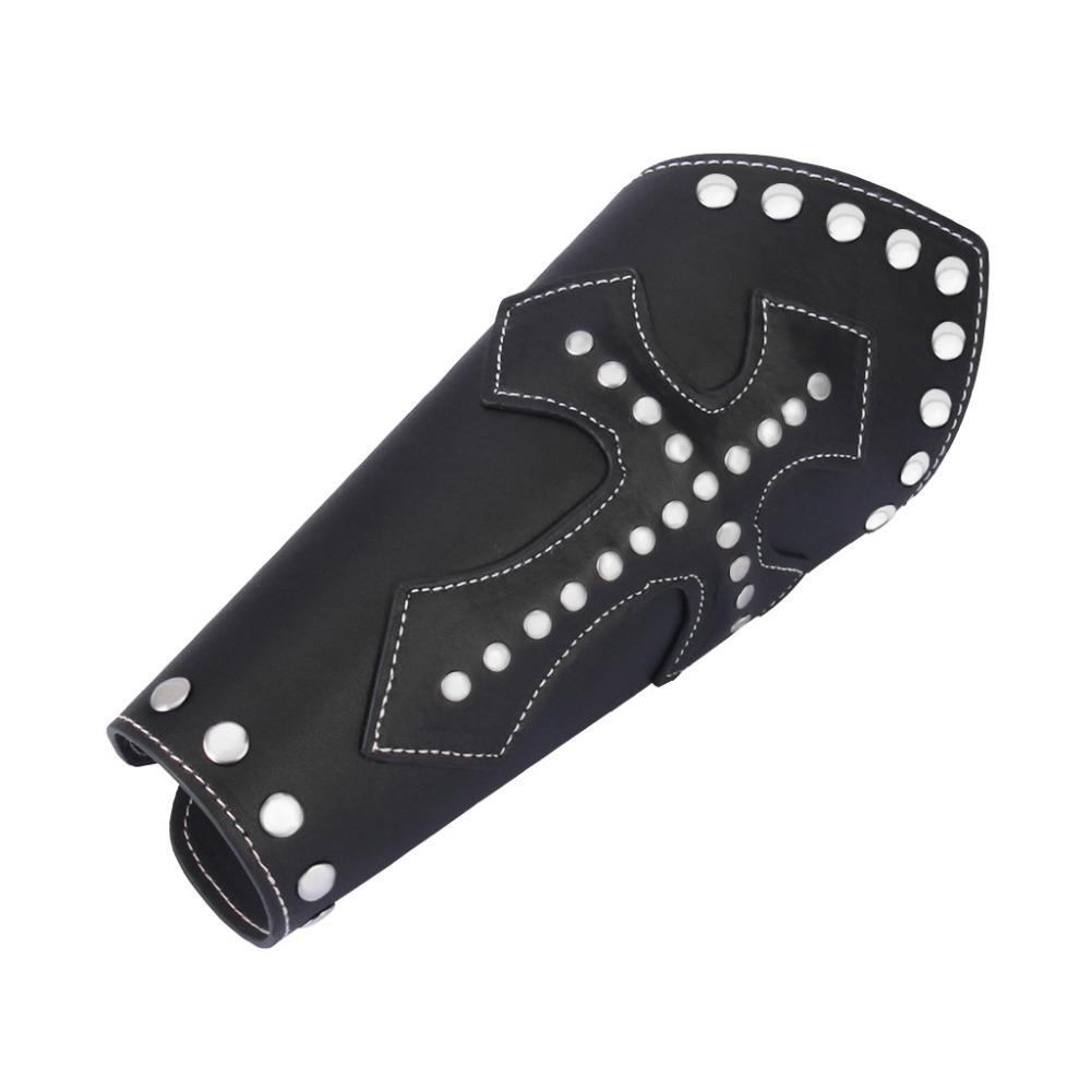 Templar Knights Bracelet / Wristband Medieval Leather With Cross