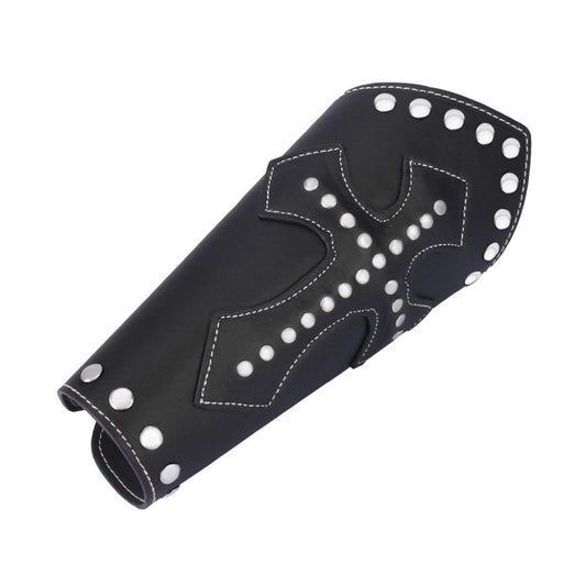 Templar Knights Bracelet / Wristband Medieval Leather With Cross