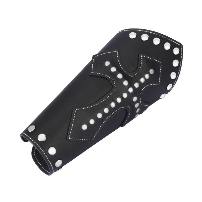 Templar Knights Bracelet / Wristband Medieval Leather With Cross