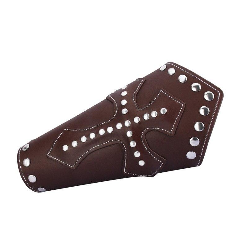 Templar Knights Bracelet / Wristband Medieval Leather With Cross