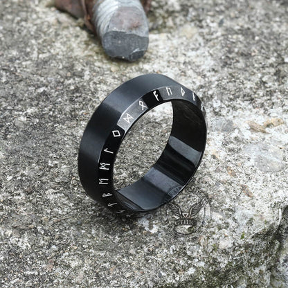 Valknut Runes Stainless Steel Viking Ring