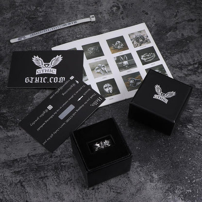 Vampire Bat Stainless Steel Ring