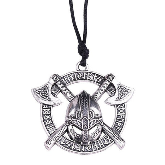 Viking Celtics Ax Rune Warrior Steel Pendant / Slavic Amulet Jewelry