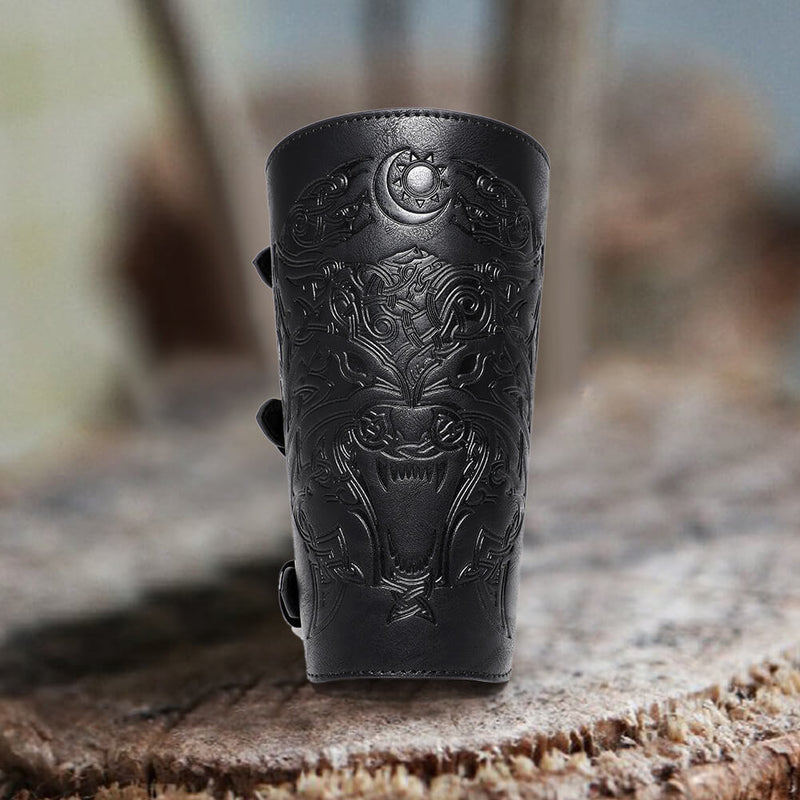 Viking Fenrir Wolf Warrior Bracers
