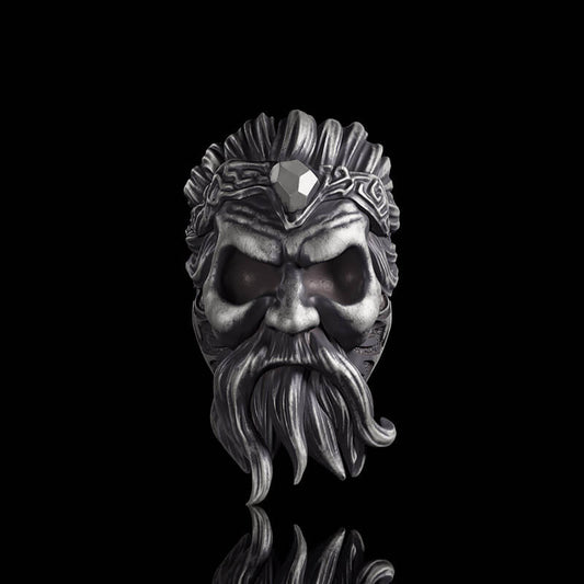 Viking God Sterling Silver Ring
